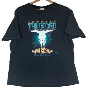 Vintage Country Thunder 1996 Concert Tour T Shirt Queen Creek Arizona
